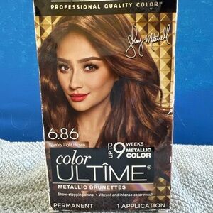 Schwarzkopf color ultime metallic brunettes sparkly light brown color